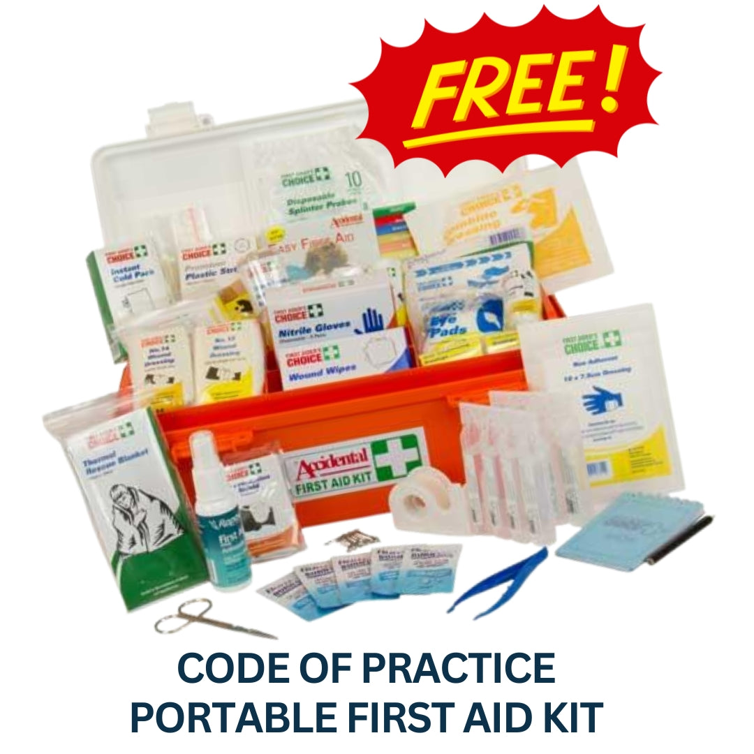 LIFEPAK CR2 Essential Fully-Automatic Defib Bundle + FREE First Aid Kit
