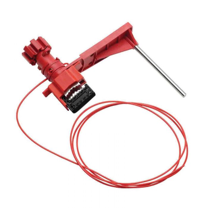 Valve Lockout with Cable and Blocking Arm