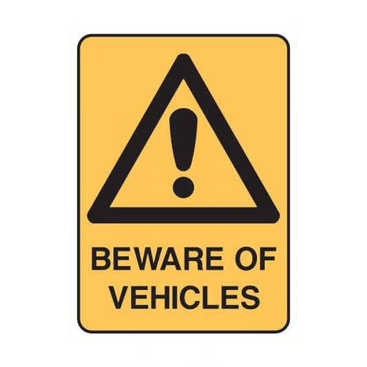 Warning Sign - Beware Of Vehicles