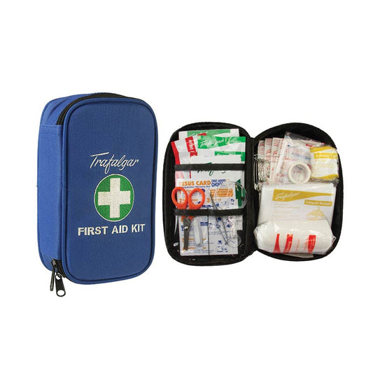 Vehicle & Low Risk First Aid Kit With Soft Case - Blue