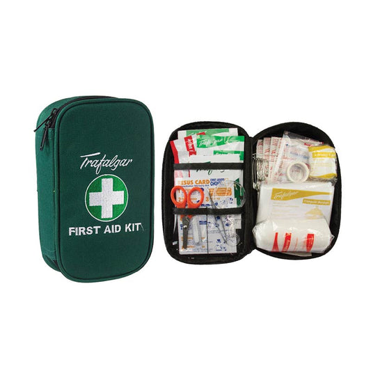 Vehicle & Low Risk First Aid Kit With Soft Case - Green