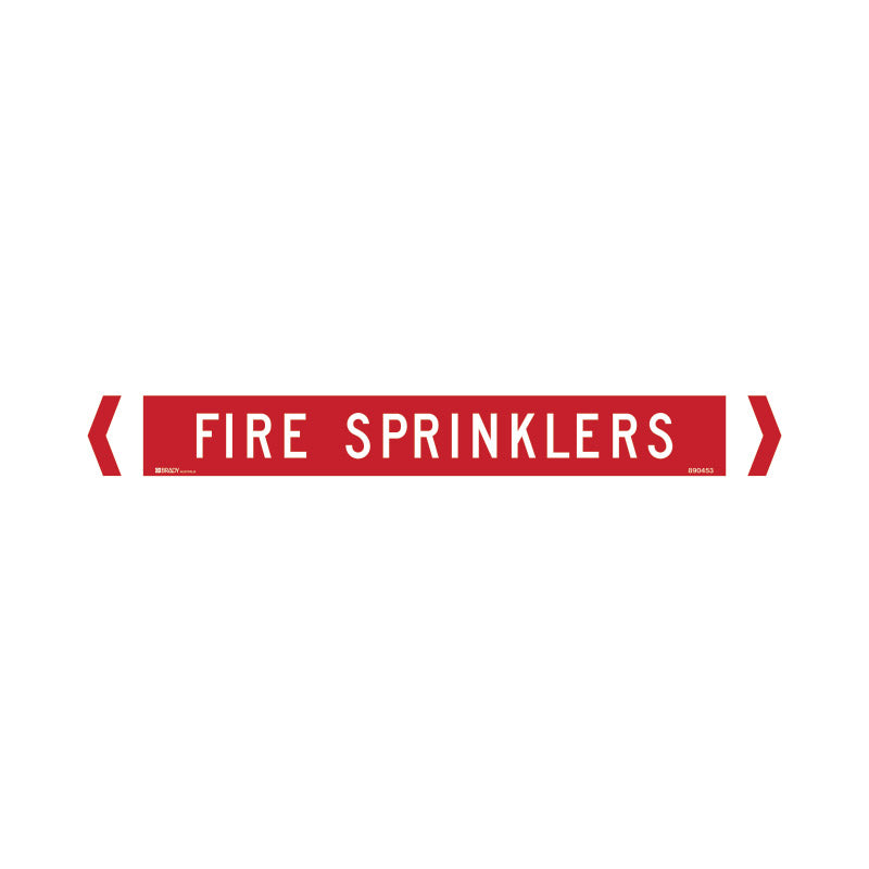 Pipe Marker - Fire Sprinklers Pack of 10