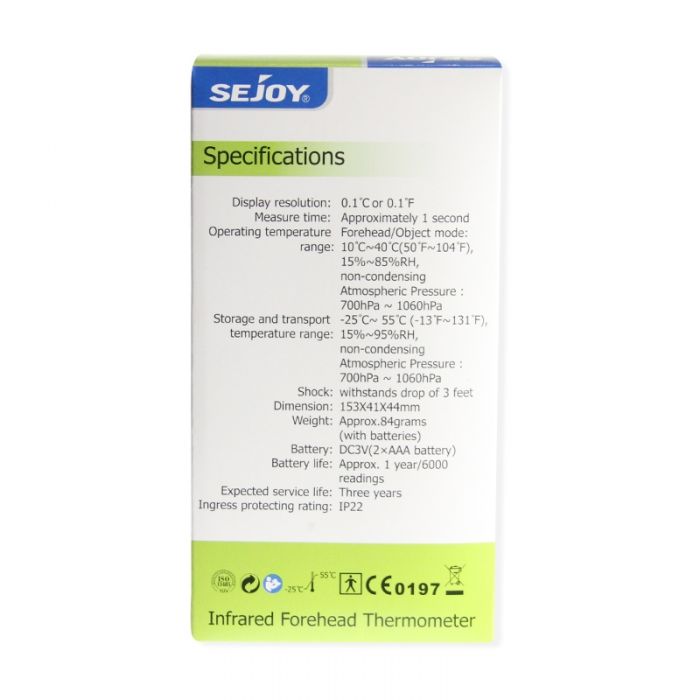 Infrared Non-Contact Forehead Thermometer