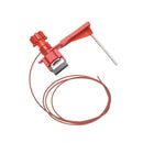 Valve Lockout with Cable and Blocking Arm