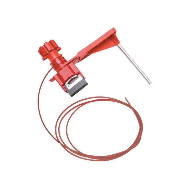 Valve Lockout with Cable and Blocking Arm