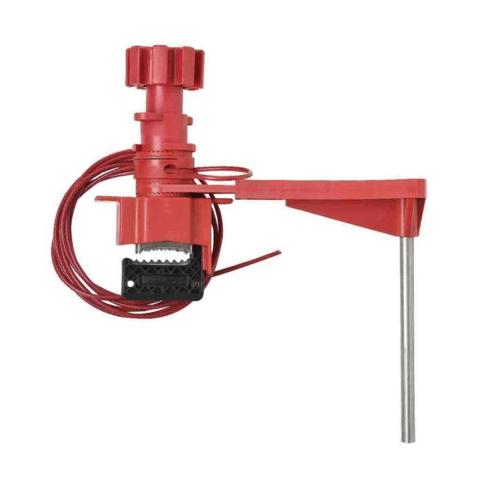 Valve Lockout with Cable and Blocking Arm