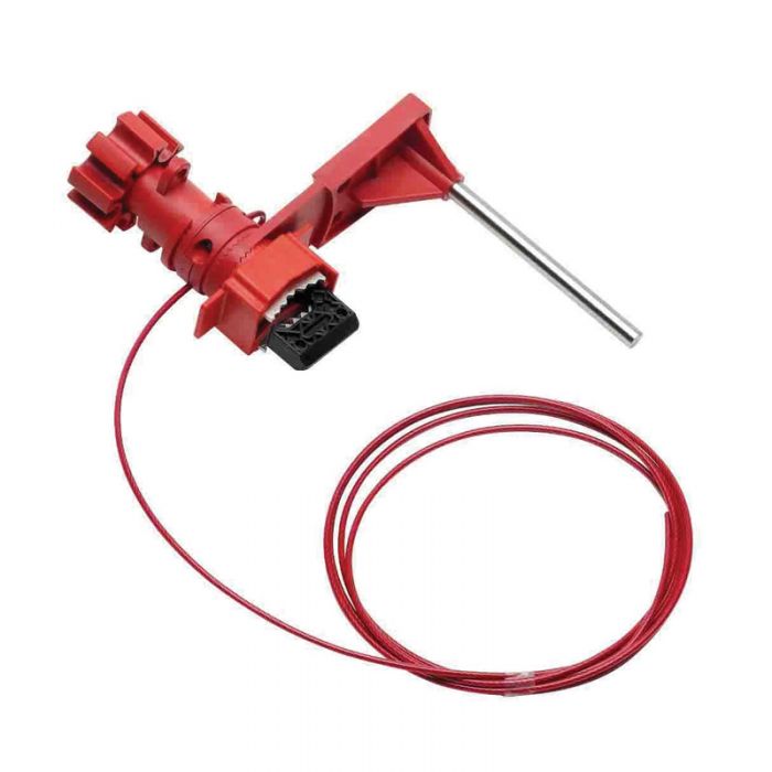 Valve Lockout with Cable and Blocking Arm
