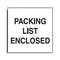 Shipping Labels - Packing List Enclosed