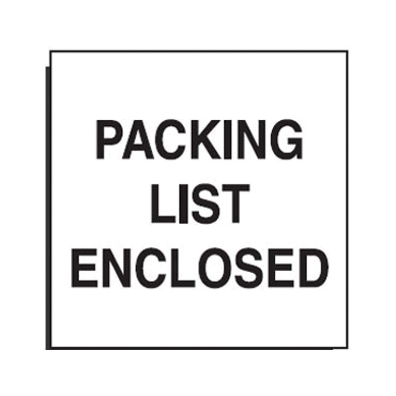 Shipping Labels - Packing List Enclosed