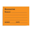 Quality Assurance Labels - Quarantine Signed Date