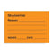 Quality Assurance Labels - Quarantine Signed Date