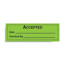 Quality Assurance Labels - Accepted Date Checked By