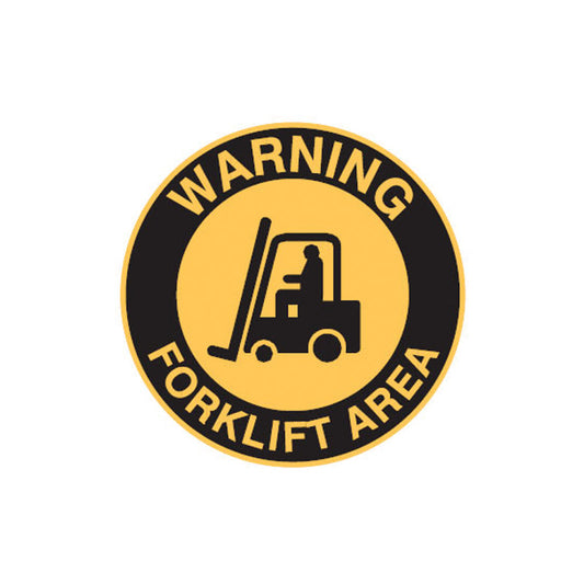 Floor Sign - Warning Forklift Area