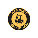 Floor Sign - Warning Forklift Area