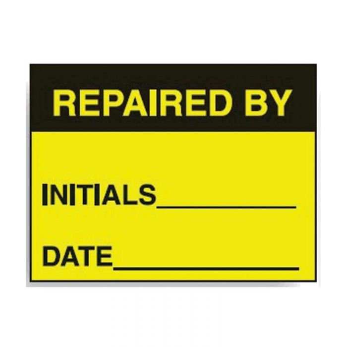 Jumbo Paper Write On Labels - Repaired By – Accidental Health & Safety VIC