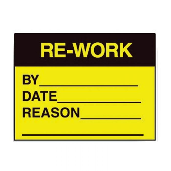Jumbo Paper Write On Labels - Re-Work