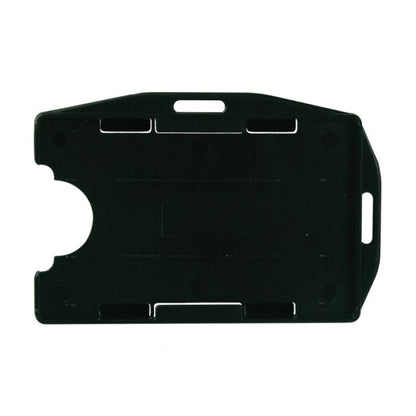 Card Holder Dual Sided Dual Orientation Black
