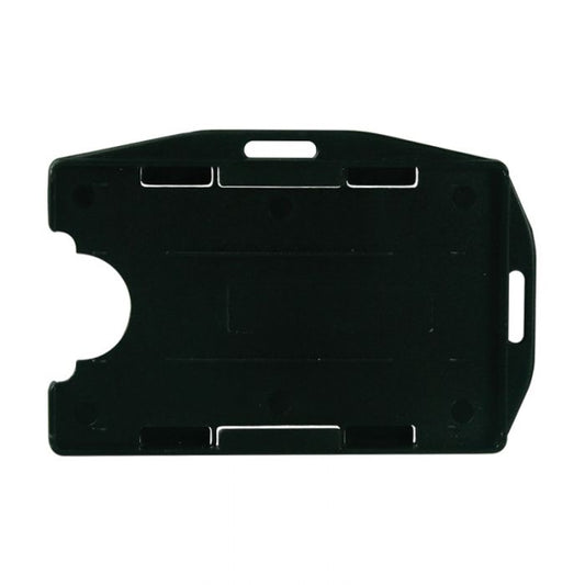 Card Holder Dual Sided Dual Orientation Black