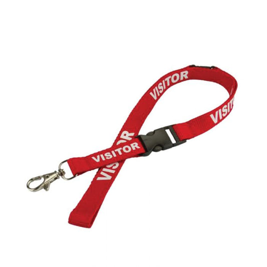 Pre-Printed Lanyard with Trigger Snap Swivel Hook and Breakaway