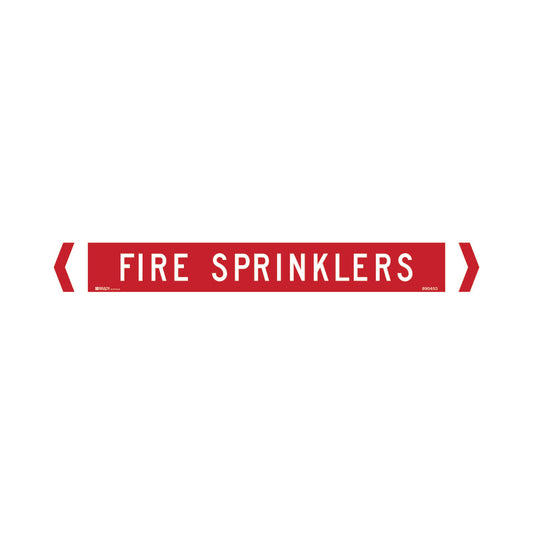 Pipe Marker - Fire Sprinklers Pack of 10