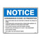 Notice Sign - Coronavirus (COVID-19) Prevention