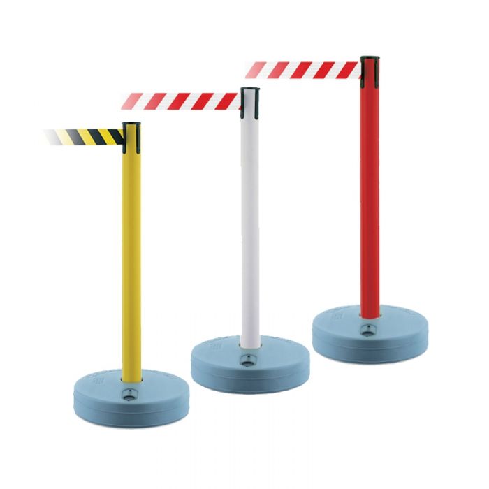 Tensabarrier® Outdoor Stanchion System with Webbing